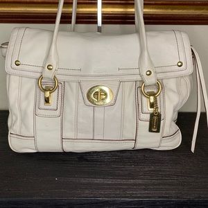 RARE LARGE Coach Leather Bag